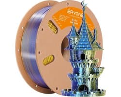 3D Printer Filament - PLA Draad - Creatief Printen - Tweekleurig Effect - 1.75mm 1kg - Goud Paars