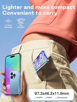 Ontgrendelde 4G Mini Smartphone met HD-Scherm (3,88 inch) en Dual SIM – Back-up Telefoon — thumbnail 2