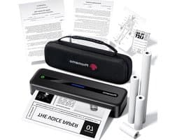 Thermische Printer – Draagbare Printer – Mobiele Printer – Inkless Printer – Bluetooth Printer – Compact Formaat – Ingebouwde Accu 2600mAh