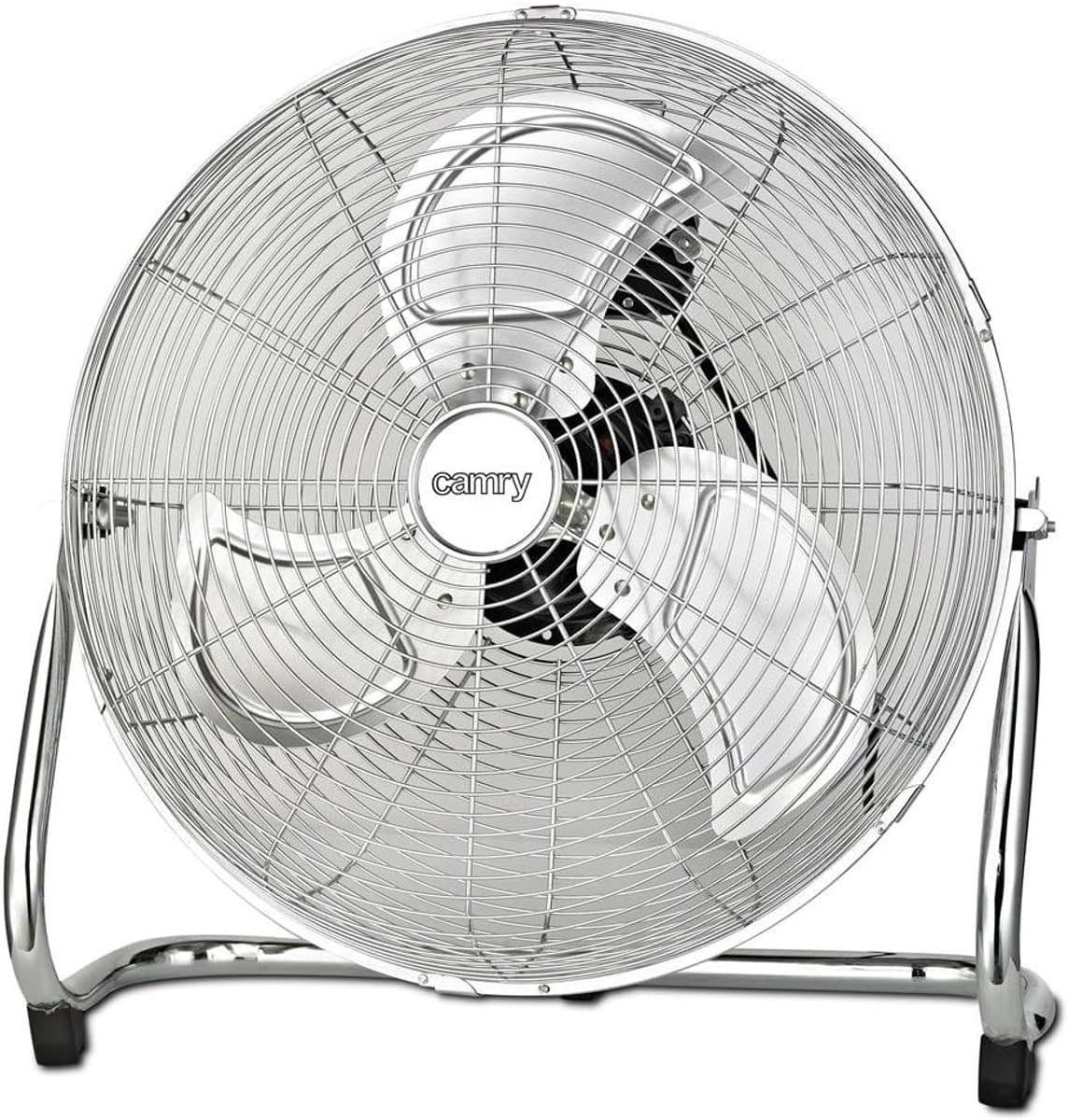 Luchtcirculatieventilator - Industriële Ventilator - Ruimte Koeling - Stabiele Metalen Constructie - 45 cm Blad - Chroom — afbeelding 1