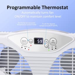 Raamventilator - Ventilatie unit - Luchtcirculatie - Omkeerbare luchtstroom - Verstelbaar 60-94cm — thumbnail 3