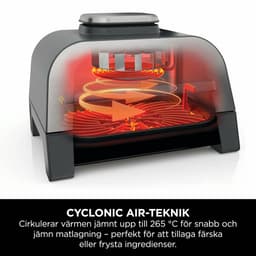 Ninja DG551EU friteuse Enkel 3,8 l Vrijstaand 1760 W Heteluchtfriteuse Zwart, Zilver — thumbnail 4