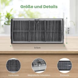 6 stuks HEPA-filteraccessoires-voor Dreame L10s Ultra Gen 2 / X40 Ultra / X40 Master / L40 Ultra / L10s Pro Ultra / X30 Ultra / L10s Ultra Gen 3 stofzuiger-actieve koolstoffilter-reserveonderdelen — thumbnail 5