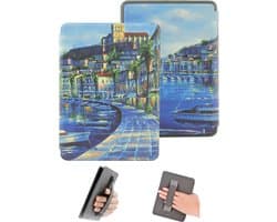 Beschermhoes voor Kindle Paperwhite & Signature Edition 7 inch 2024 met Handriem en Auto Slaap/Wake Functie