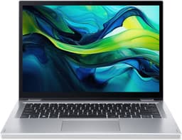 Acer Aspire Go Spin 14 AGSP14-31PT-37XH Intel Core 3 N355 Hybride (2-in-1) 35,6 cm (14") Touchscreen WUXGA 8 GB LPDDR5-SDRAM 128 GB eUFS Wi-Fi 6 (802.11ax) Windows 11 Home US International Zilver — thumbnail 1