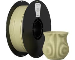 Glasvezel PETG Filament - 3D Print Materiaal - Modelbouw - Hoge Sterkte Stijfheid - 175 mm 1kg - Lichtbruin Groen