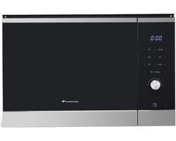 Inbouw Grill Magnetron - Keukenoven Combinatie - Snel Maaltijden Bereiden - Geïntegreerd Grill Element - L59.5 x H38.8 x D40.1