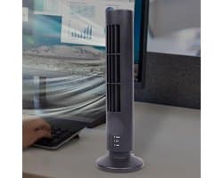 Torenventilator - Staande ventilator - Thuis koelen - Oscillerend ontwerp - 343 cm - Zwart