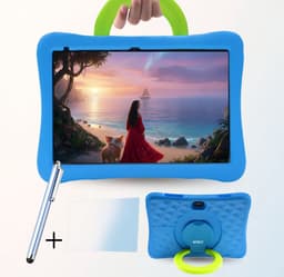 Tablet Kids Kindertablet vanaf 3 jaar - Tablet Kinderen 10 inch - Kindertablet - 6000mAh - Android 15 - Blauw - WiseQ - 2026 Model — thumbnail 2