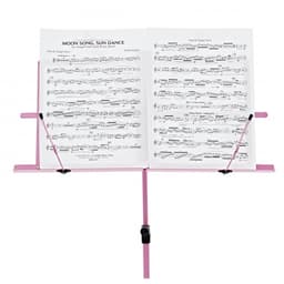 Muziekstandaard met Draagtas van Gear4music, Roze — thumbnail 2