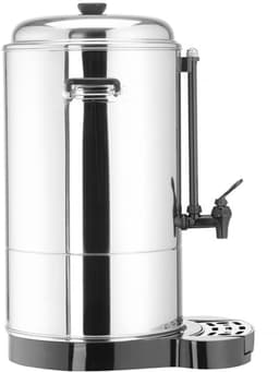 Koffie Percolator - Dubbelwandig Apparaat - Grote Hoeveelheden Koffie - Energiebesparend Tapkraan - 10 Liter Capaciteit - Zilverkleurig — thumbnail 3