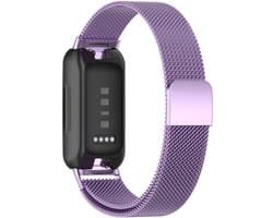 Go Go Gadget - Smartwatch Bandje - Geschikt voor FitBit Inspire 3 - Magneetsluiting - Paars