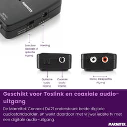 Marmitek Connect DA21 digitaal naar stereo audio converter — thumbnail 2