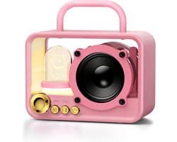 Draagbare Bluetooth Speaker - Draadloos Geluid - Roze