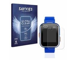 Savvies - Screenprotector voor Vtech Kidizoom Smart Watch DX2 - Folie Beschermfolie transparant 6 Stuks