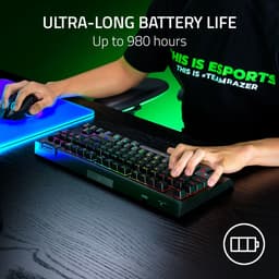 Razer BlackWidow V4 - Draadloos Gaming Toetsenbord - RGB - TKL - Tot 5 Profielen - Qwerty - Zwart — thumbnail 2