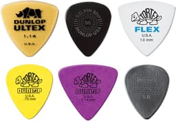 Dunlop PVP117 Bas Plectrum Variety 6-Pack - Plectra, voor bas, 0.73mm tot 1.14mm, mix van 6 stuks — thumbnail 2