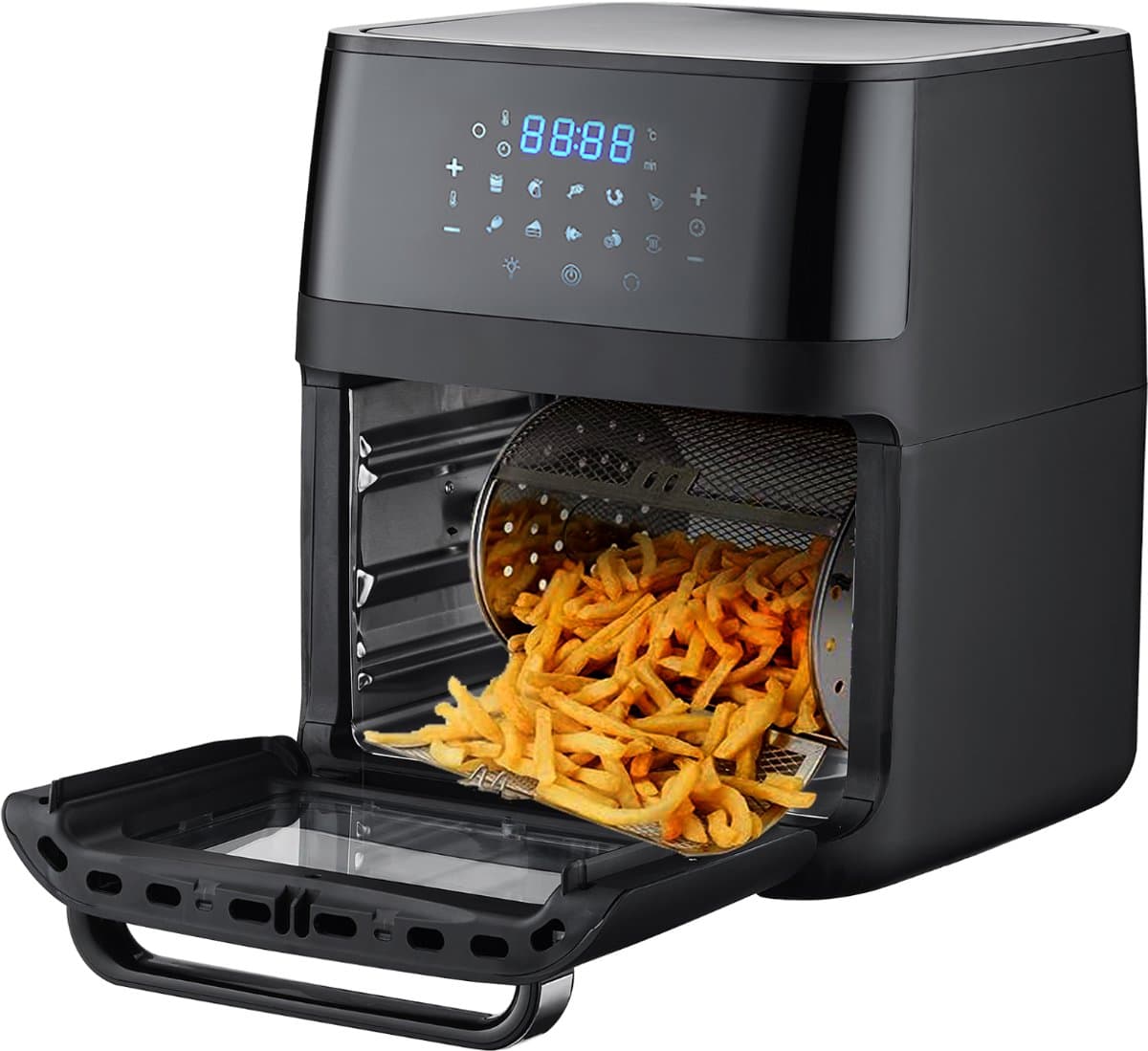 Hetelucht Friteuse/oven Airfryer XXL 1800W met Draaispit — afbeelding 1