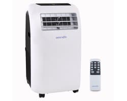 Serenelife Mobiele Airco - 9.000 BTU - 3-in-1 Airconditioner met Ontvochtigerfunctie, Afstandsbediening - Koelen & Verwarmen - Wit