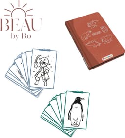 BEAU by Bo Kidywolf Kidydraw Mini Tekenboek met LCD-scherm Dinosaurussen + Refill Dieren & Oceanen en Piraten — thumbnail 1