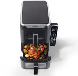 Progress Dual Tier Airfryer - 2 x 4,5L Mandjes, 9L Capaciteit — thumbnail 5