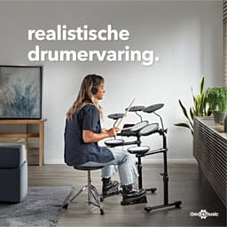 VISIONDRUM Elektronisch Drumstel met Kruk en Hoofdtelefoon — thumbnail 4