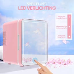 MKSS® Mini Koelkast - Minibar - Skincare Fridge - Roze — thumbnail 4