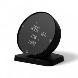 Thermostaat | Wifi | Touchscreen | Opbouw | CV installatie | Tuya Alexa Google | Zwart | Kunststof — thumbnail 1