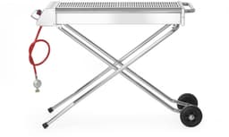 HENDI Krachtige roestvrijstalen barbecue – 7,5kW – inklapbaar en verrijdbaar – 1120x410x900 mm — thumbnail 3