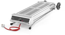 HENDI Krachtige roestvrijstalen barbecue – 7,5kW – inklapbaar en verrijdbaar – 1120x410x900 mm — thumbnail 4