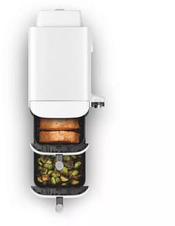 Ninja Double Stack Airfryer XXL - 9.5 Liter - Dubbele Gestapelde Lades - 6 Programma's - Inclusief Kookrekjes - Wit - SL400EUWH — thumbnail 10