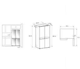 Whirlpool WQ9 B2L EF - Amerikaanse koelkast - 594 liter - Roestvrijstaal — thumbnail 7