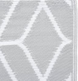 vidaXL - Buitenkleed - ARAKIL - 160x230 - cm - PP - grijs — thumbnail 4