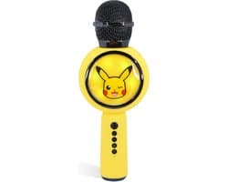 Pokémon - draadloze karaoke microfoon voor kinderen - oplichtend LED display - speaker - stemvervorming