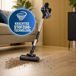 Nexxt 2-in-1 Draadloze Steelstofzuiger en Handstofzuiger - Cyclonisch - 160W - 20-40 Min - 0,8 liter - Zwart — thumbnail 3