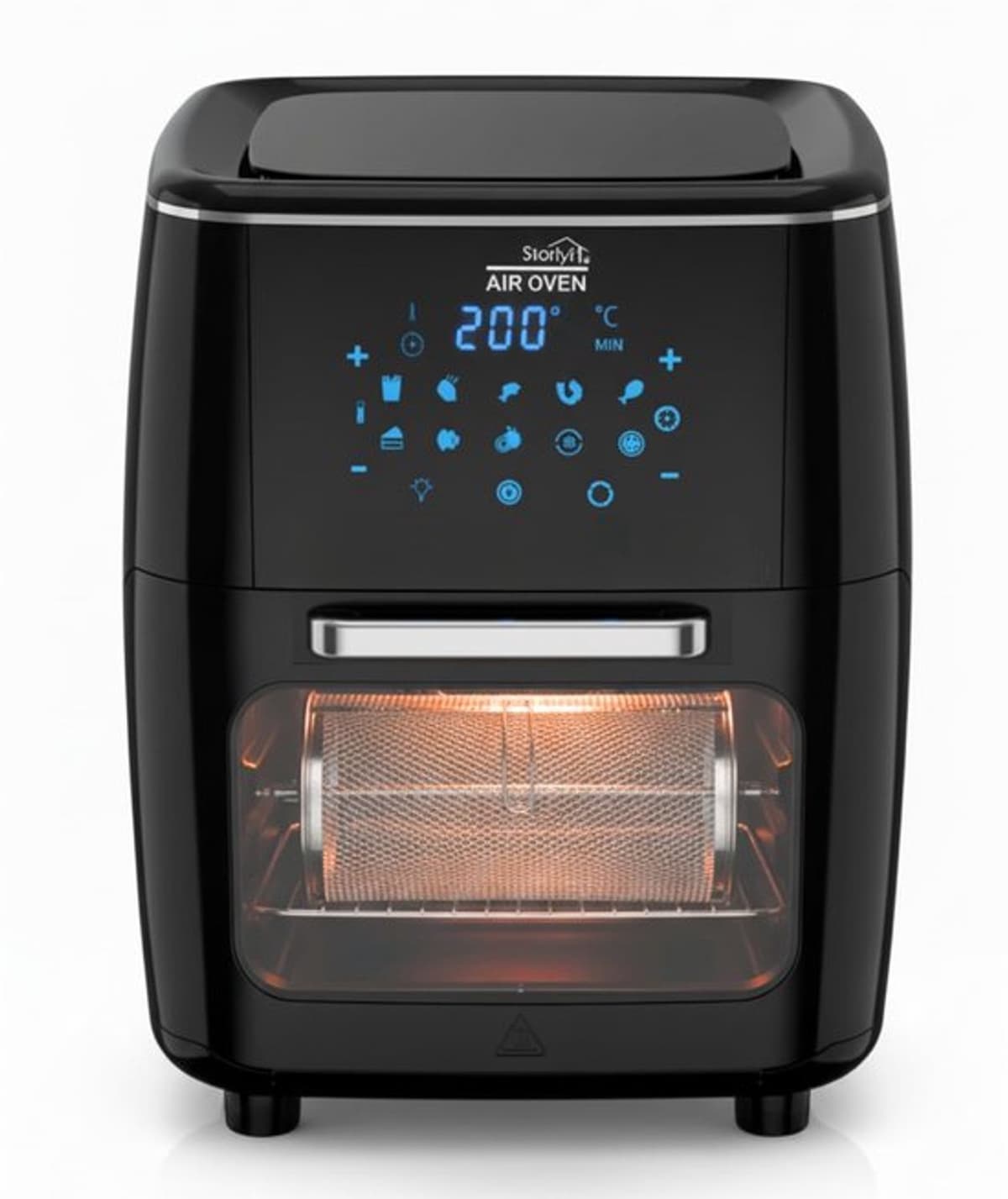 Air Oven friteuse (zonder mand), 1700 W, Air Cycling-technologie, 10 programma's, luchtfriteuse 65-200 °C, touch-ledpaneel, gemakkelijk te reinigen — afbeelding 1