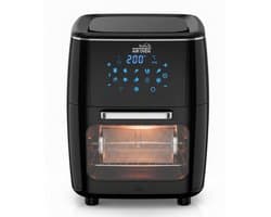Air Oven friteuse (zonder mand), 1700 W, Air Cycling-technologie, 10 programma's, luchtfriteuse 65-200 °C, touch-ledpaneel, gemakkelijk te reinigen