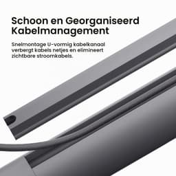 Beamer Plafondbeugel Grijs - Verstelbare Montage Voor Projectoren - Metaal - Lichtgewicht En Schokbestendig — thumbnail 3