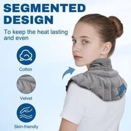 Draadloos nekverwarmingskussen, 1,1 kg, voor magnetron — thumbnail 3