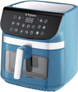 Heteluchtfriteuse Dubbele Weerstand - 9 Liter Inhoud - 2200 Watt Vermogen - Kunststof Metaal - Voor Stomen Braden Bakken Drogen — thumbnail 3