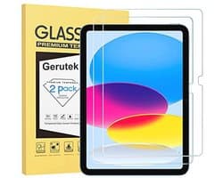 2 Stuks Geharde Glas Bescherming voor iPad 10e Generatie 2022 - 10,9 inch - Krasbestendig - 9H Hardheid - 2,5D Displayfolie