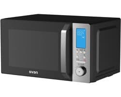 Magnetron met Grill en Heteluchtfunctie - 26 Liter - Zwart - 900W