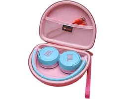 Hoofdtelefoontas voor Bluetooth on-ear koptelefoon voor kinderen - Draadloos, opvouwbaar, Rood en Blauw