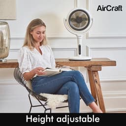 Efficiënte Home Ventilator met Afstandsbediening en LED Verlichting - 3D Oscillatie — thumbnail 1
