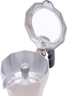 300ML Elektrische Espressomaker Met Basis Rijstwit 480W 220V Voor 6 Espressokopjes — thumbnail 3