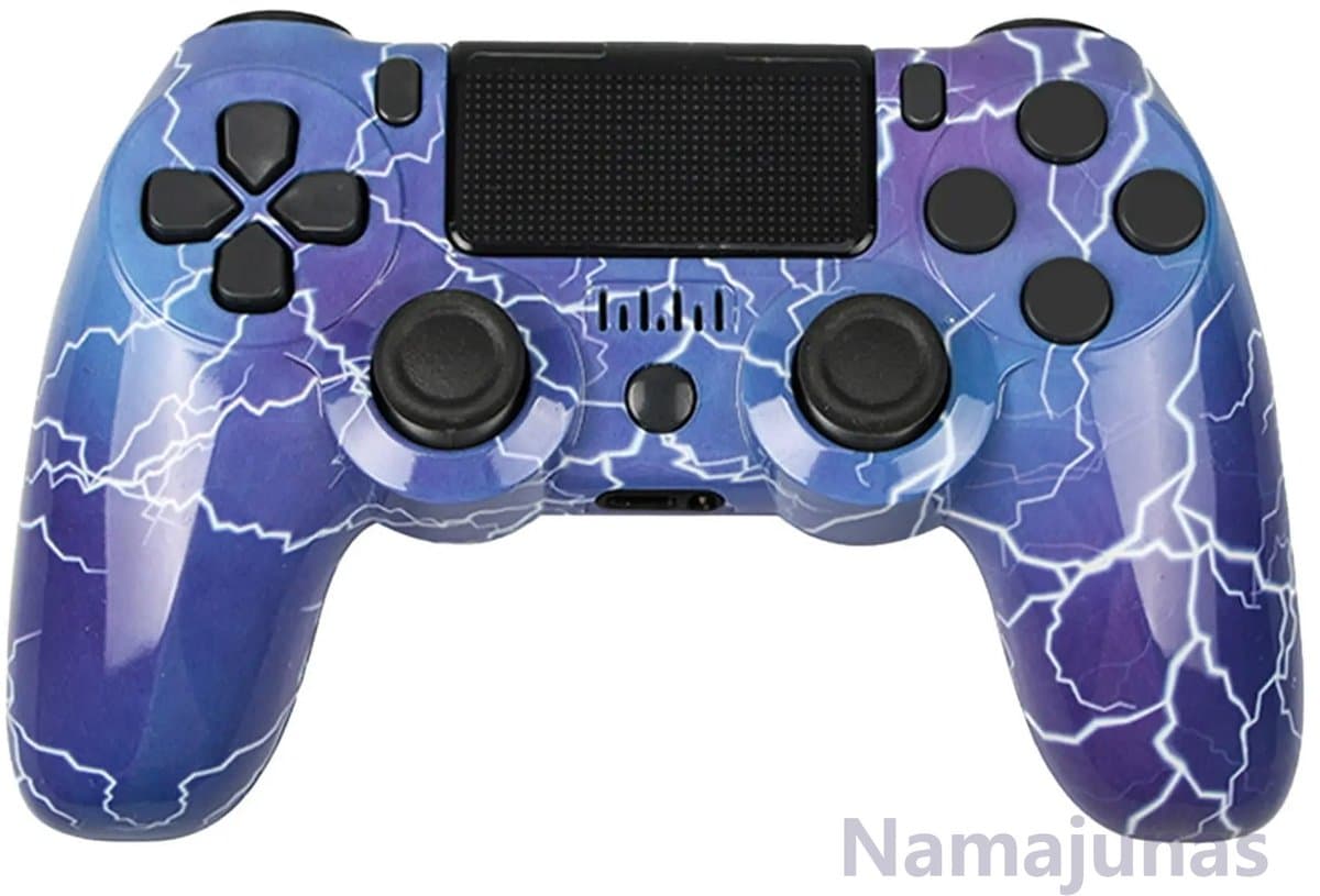 Namajunas - Draadloze Controller geschikt voor PS4/Pro/Slim/PC - Bluetooth gamepad - Geschikt voor Playstation 4 -Zes-assige sensor - LED-lichtbalk en touchscreen-functionaliteit - Audio Jack Input - Gaming Accesoires — afbeelding 1