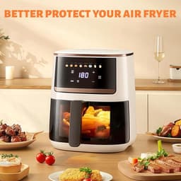 Accessoires voor heteluchtfriteuse - splash guard - air fryer accessoires — thumbnail 2