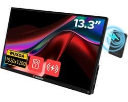Verbatim 13" WUXGA, Touch, IPS, incl. Power Bank 5000mAh, Portable Screen