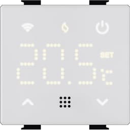 WIFI Slimme Thermostaat Programmeerbaar 2P 240V met Touch Display en Achtergrondverlichting, Compatibel met Plana Houders — thumbnail 3