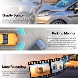 4K Dashcam Auto met GPS, WiFi en 170° Groothoek - Inclusief G-sensor en Opname in Lus — thumbnail 5